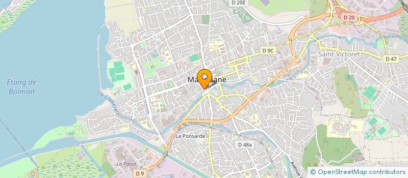 localisation de l'entreprise SOCIETE POLAK à MARIGNANE