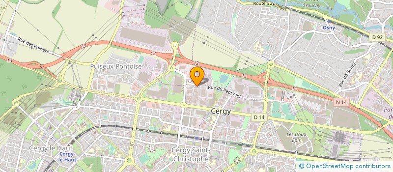 localisation de l'entreprise SOCIETE POLET D'ENTRETIEN ET DE MAINTENANCE à CERGY