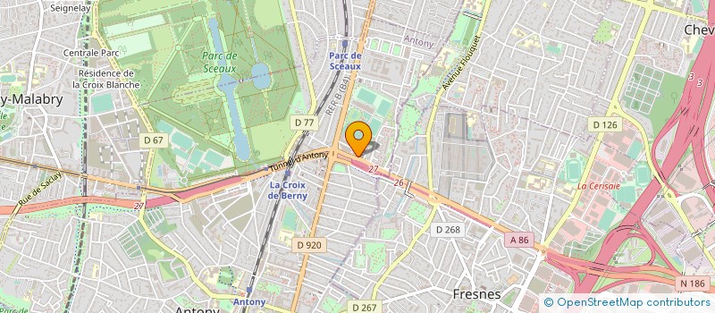 localisation de l'entreprise SOCIETE POMONA IMPORT à ANTONY