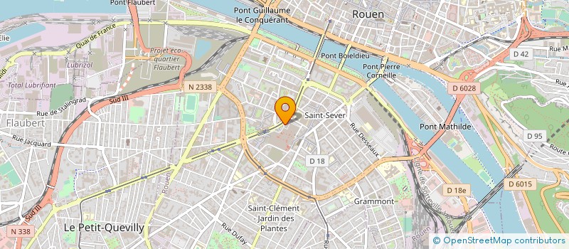 localisation de l'entreprise SOCIETE POSE ALUMINIUM MENUISERIE à ROUEN