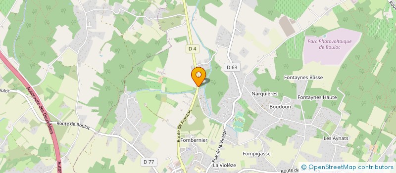 localisation de l'entreprise SOCIETE POSE MENUISERIE  BOULOC