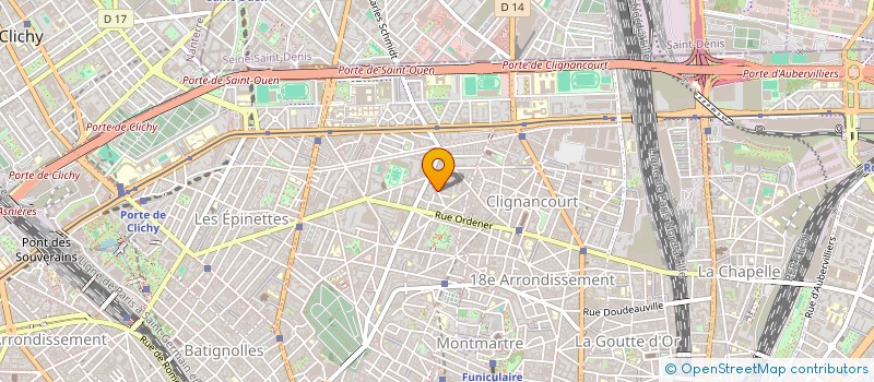 localisation de l'entreprise SOCIETE POUGET ET COMPAGNIE  PARIS