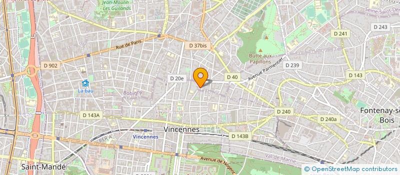 localisation de l'entreprise SOCIETE POULAUD-JATHIERES à VINCENNES