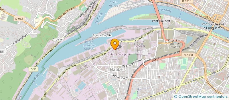 localisation de l'entreprise SOCIETE POUR EXPLOITATION USINE DE ROUEN à ROUEN