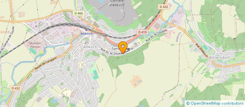 localisation de l'entreprise SOCIETE POUR L'AMENAGEMENT DE LA CUISINE à ALTKIRCH