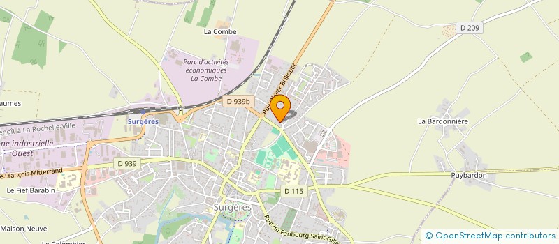 localisation de l'entreprise SOCIETE POUR L'EQUIPEMENT, LA CONSTRUCTION, LA RENOVATION DU BATIMENT  SAINT-GEORGES-DU-BOIS