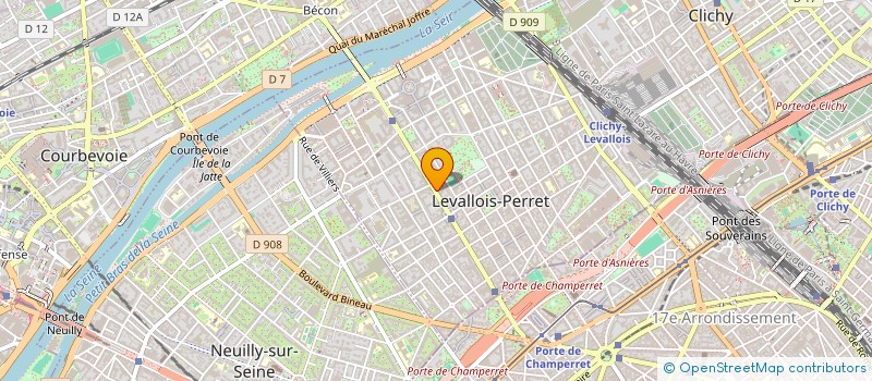 localisation de l'entreprise SOCIETE POUR L'INFORMATIQUE EUROPEENNE à LEVALLOIS-PERRET