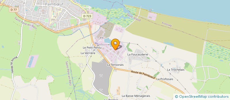 localisation de l'entreprise SOCIETE POUR L'OUEST DE RECONDITIONNEMENT DE DECHETS INDUSTRIELS à SAINT-VIAUD