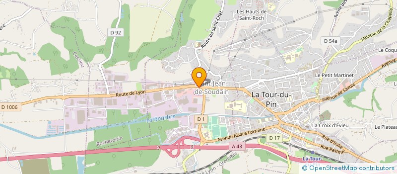 localisation de l'entreprise SOCIETE POUR LA FABRICATION ET LA COMMERCIALISATION DE MATERIELS DE L'INDUSTRIE ALIMENTAIRE FACOMIA à SAINTE-BLANDINE