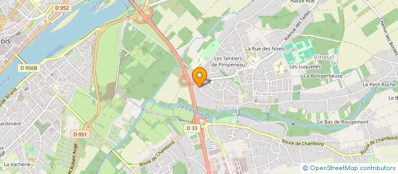 localisation de l'entreprise SOCIETE POUR LA PROMOTION ET L'EXCELLENCE EN RECHERCHE CLINIQUE  VINEUIL