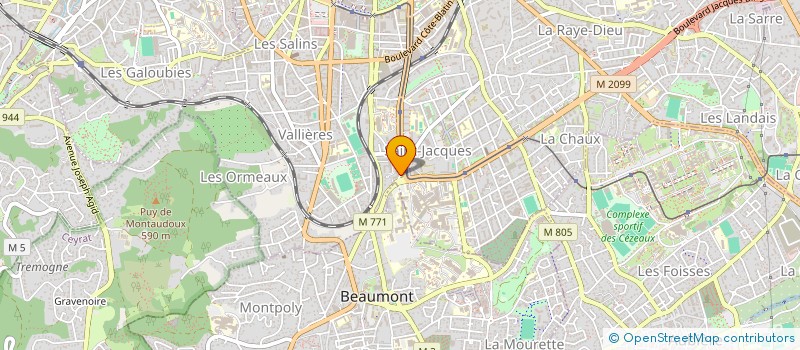 localisation de l'entreprise SOCIETE POUR LA RECHERCHE UROLOGIE  CLERMONT-FERRAND