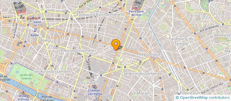 localisation de l'entreprise SOCIETE POUR LE DEVELOPPEMENT DE L'ARTISANAT ET DU COMMERCE  PARIS