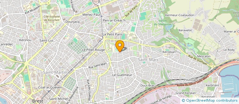 localisation de l'entreprise SOCIETE POUR LE DEVELOPPEMENT DE LA BIOCHIMIE MEDICALE BRESTOISE à BREST