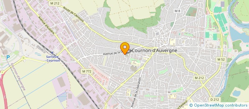 localisation de l'entreprise SOCIETE POUR LE DEVELOPPEMENT DES RECHERCHES SUR LE MAGNESIUM  COURNON-D'AUVERGNE