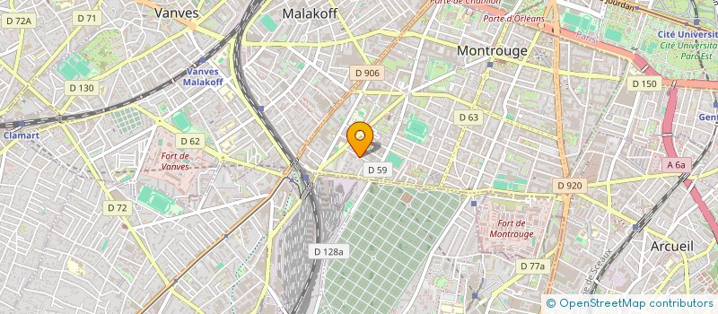 localisation de l'entreprise SOCIETE POUR LE RECYCLAGE DES CADRES  MONTROUGE