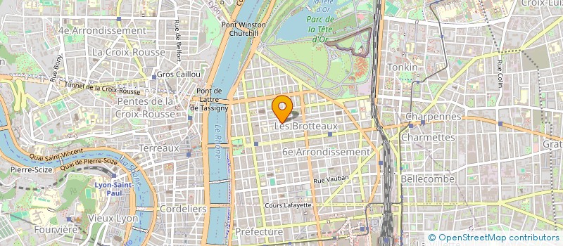 localisation de l'entreprise SOCIETE PRADAL FRERES à LYON