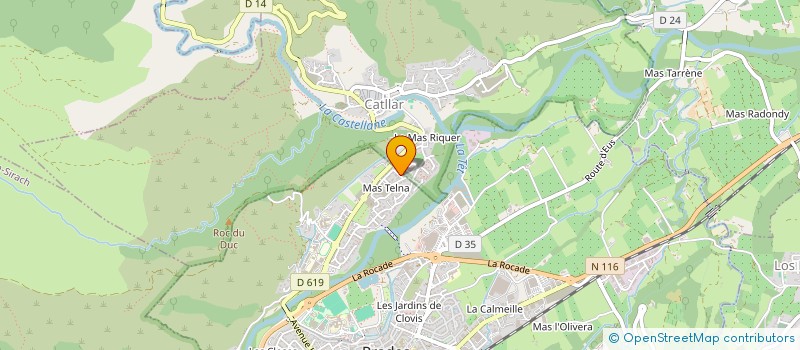 localisation de l'entreprise SOCIETE PRADEENNE DE NETTOYAGE à CATLLAR