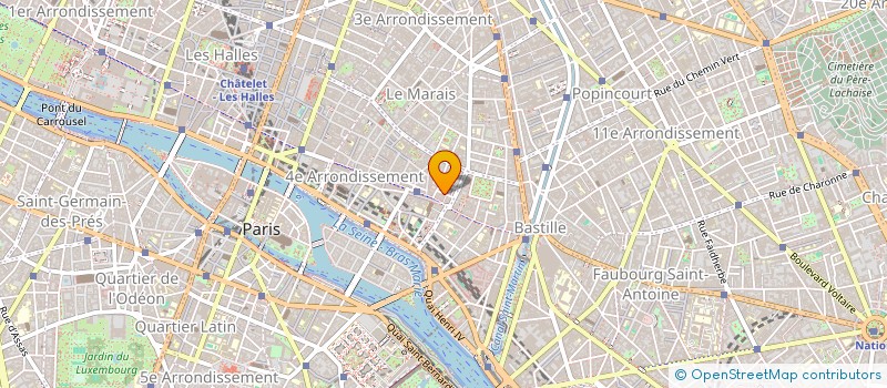 localisation de l'entreprise SOCIETE PRATIC HOTEL  PARIS