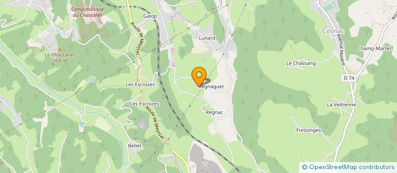localisation de l'entreprise SOCIETE PRECITOL à COSNAC