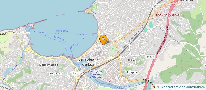 localisation de l'entreprise SOCIETE PRESTABLANC à SAINT-JEAN-DE-LUZ