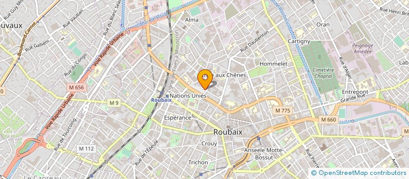 localisation de l'entreprise SOCIETE PRESTY à ROUBAIX