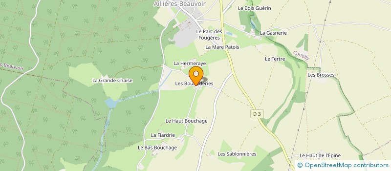 localisation de l'entreprise SOCIETE PRIMA à AILLIERES-BEAUVOIR