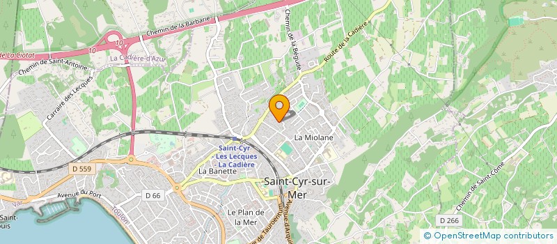 localisation de l'entreprise SOCIETE PRIMAIRE PALA  CONSTANTINO à SAINT-CYR-SUR-MER