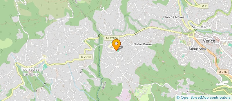 localisation de l'entreprise SOCIETE PRIME IMMOBILIER  VENCE