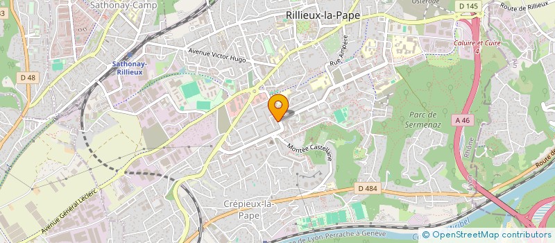 localisation de l'entreprise SOCIETE PRIVEE S PROGUARD  RILLIEUX-LA-PAPE