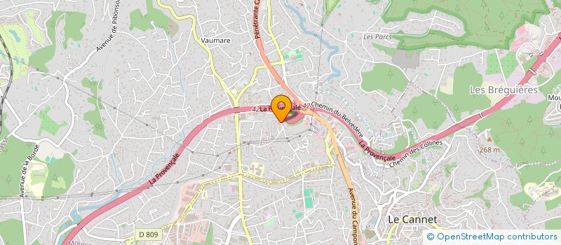 localisation de l'entreprise SOCIETE PROFESSIONNELLE CLIMATISATION ELECTRICITE  MOUGINS