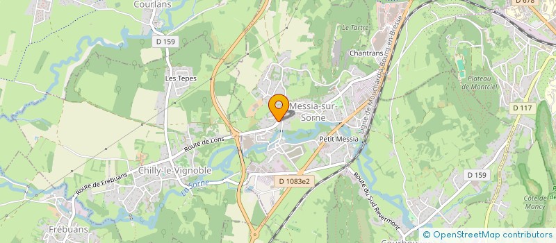 localisation de l'entreprise SOCIETE PROFESSIONNELLE D'INFIRMIERES NICOLAS-LOCATELLI-NICOLAS à MESSIA-SUR-SORNE