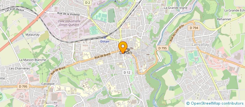 localisation de l'entreprise SOCIETE PROFESSIONNELLE DE CONVOYAGE à DINAN