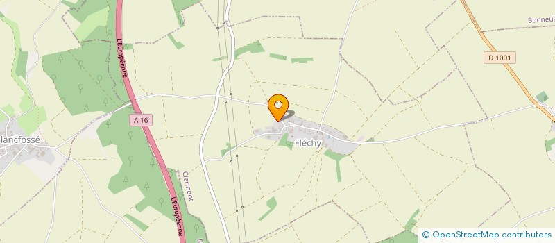 localisation de l'entreprise SOCIETE PROFESSIONNELLE DU BATIMENT  FLECHY