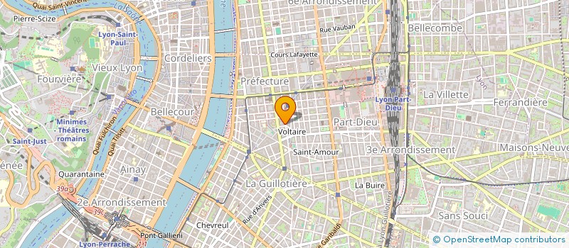 localisation de l'entreprise SOCIETE PROFESSIONNELLE INFORMATIQUE  LYON