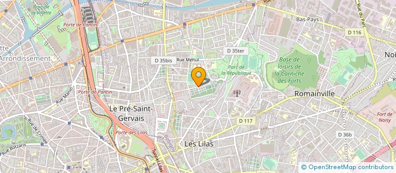 localisation de l'entreprise SOCIETE PROFESSIONNELLE OUVRIERE à PANTIN