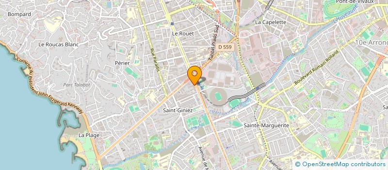 localisation de l'entreprise SOCIETE PROFESSIONNELLE TEKTON à MARSEILLE