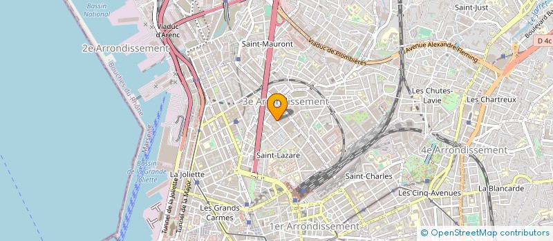 localisation de l'entreprise SOCIETE PROFIL INDUSTRIE à MARSEILLE