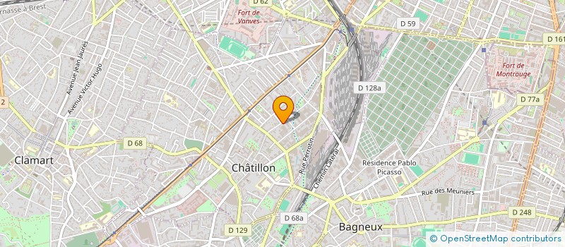 localisation de l'entreprise SOCIETE PROJEXPORT à CHATILLON