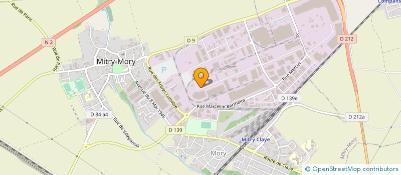 localisation de l'entreprise SOCIETE PROMEL BRUNELLA à MITRY-MORY
