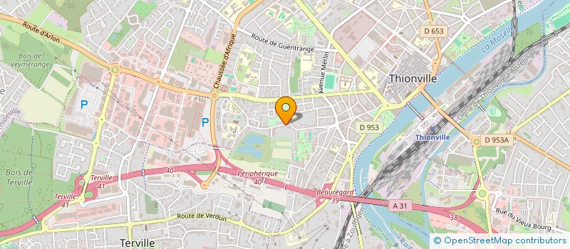 localisation de l'entreprise SOCIETE PROMOLOR  THIONVILLE