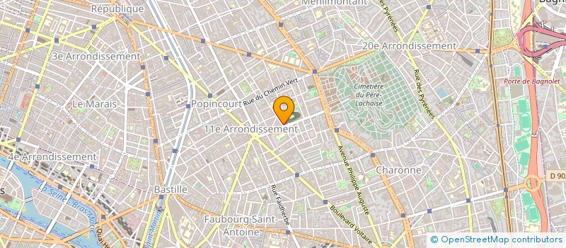 localisation de l'entreprise SOCIETE PROMOTION T P à PARIS