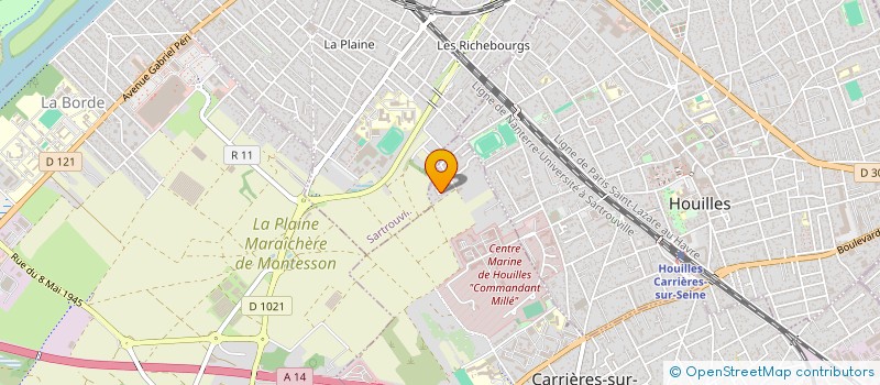 localisation de l'entreprise SOCIETE PROMPT  CARRIERES-SUR-SEINE