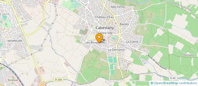 localisation de l'entreprise SOCIETE.PROPRETE.PAYSAGISTE à CABESTANY