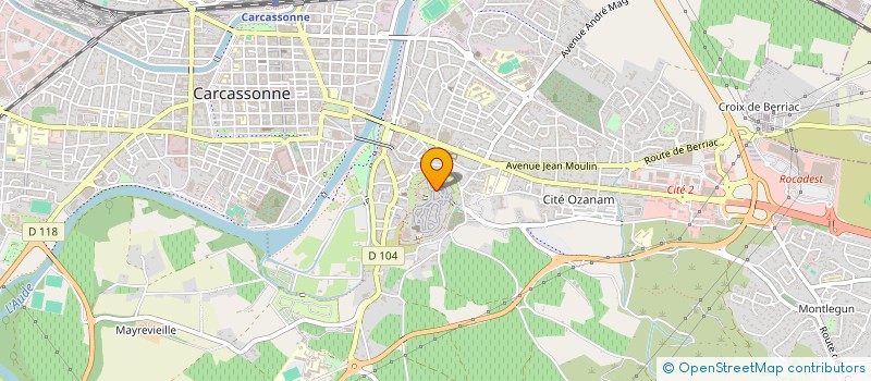 localisation de l'entreprise SOCIETE PROSPECTIVE ET DEVELOPPEMENT  CARCASSONNE