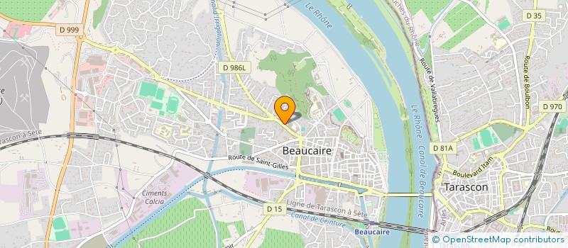 localisation de l'entreprise SOCIETE PROTECTION INDUSTRIELLES à BEAUCAIRE
