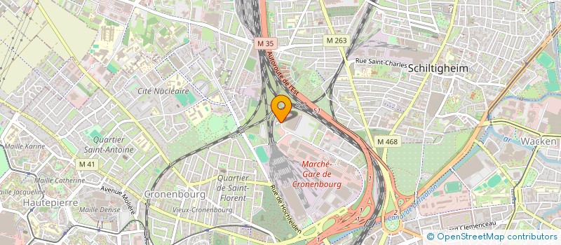 localisation de l'entreprise SOCIETE PROTECTRICE DES ANIMAUX à STRASBOURG