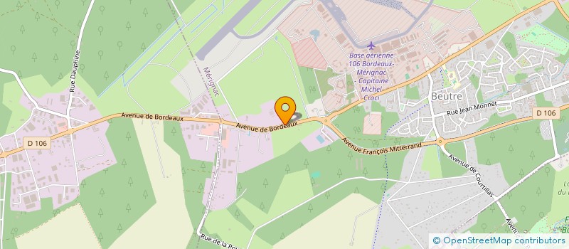 localisation de l'entreprise SOCIETE PROTECTRICE DES ANIMAUX à MERIGNAC