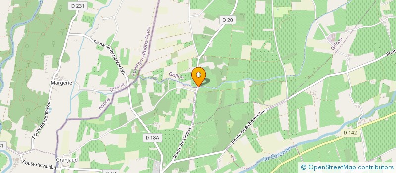 localisation de l'entreprise SOCIETE PROTECTRICE DES ANIMAUX DE L'ENCLAVE DES PAPES à GRILLON