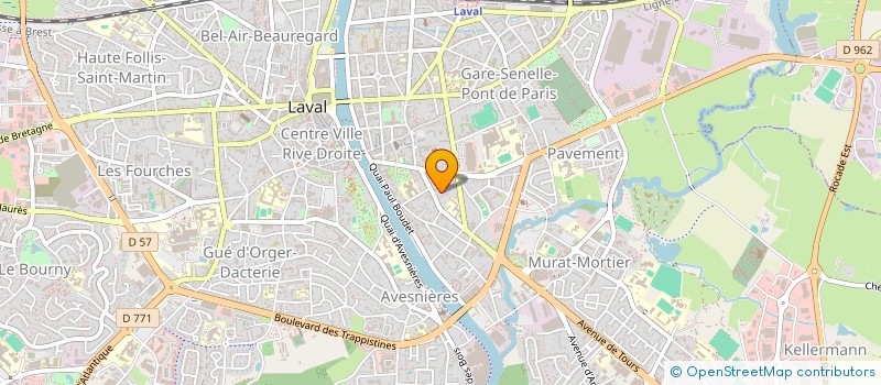 localisation de l'entreprise SOCIETE PROTECTRICE DES ANIMAUX DE LA MAYENNE à LAVAL
