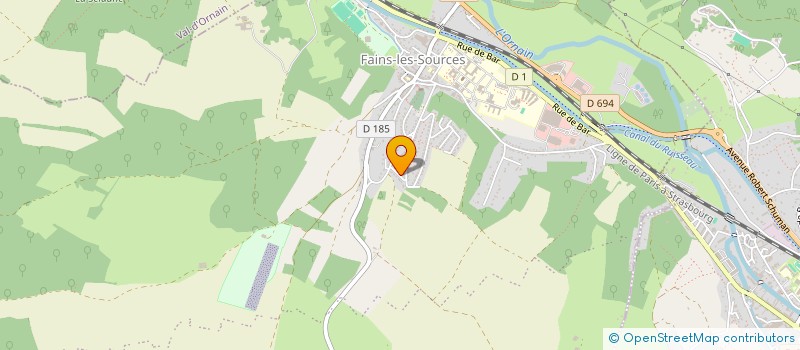 localisation de l'entreprise SOCIETE PROTECTRICE DES ANIMAUX DU REFUGE DE CATHY à FAINS-VEEL